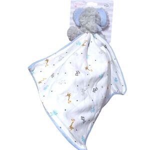 Elephant Lovey Baby Security Blanket Plush Stroller Companion Snuggle Sleep Toy